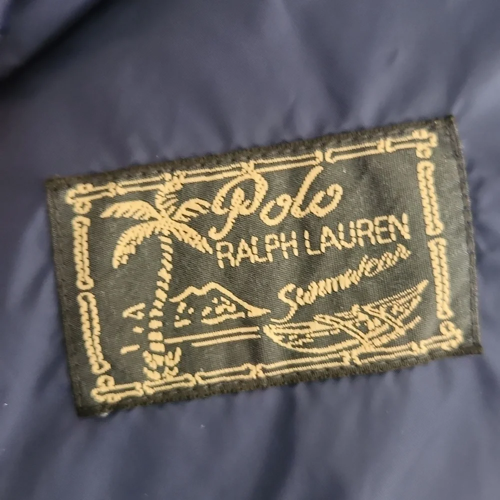 Polo Ralph Lauren Vibrant‎ Floral Palm Dragon Graphic Hooded Windbreaker Size Sm